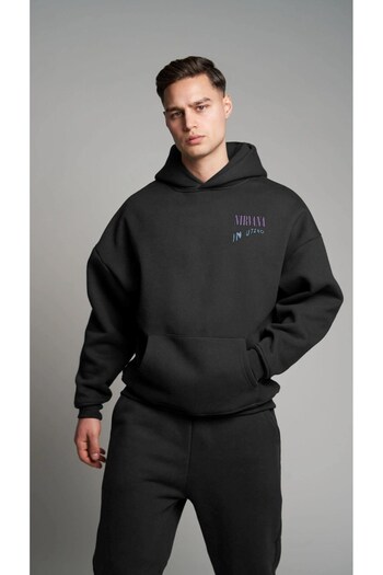 The Champ Clothing Φούτερ με μαύρη κουκούλα Fleece Nirvana In Utero με στάμπα Unisex Hoodie