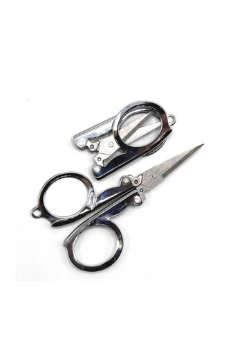 bidoluhobi Portable Silver - Foldable Scissors