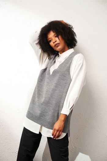 Mevra Knitwear Sweater Gray