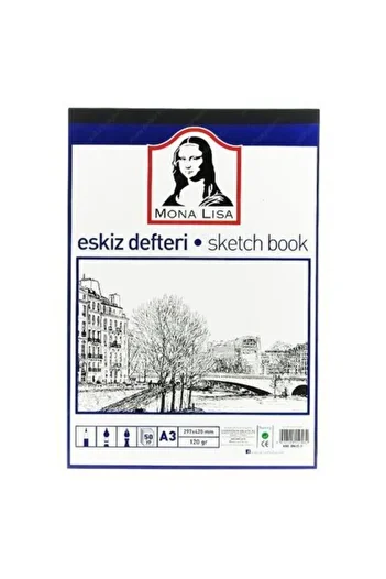 Südor Monalisa A3 Sketchbook 50 Sheets