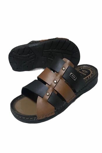 GEZER Men's Vacation and Daily Non-Slip Orthopedic Slippers - Golden Step