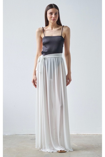 allys Long Belted Pareo - Gathered Design
