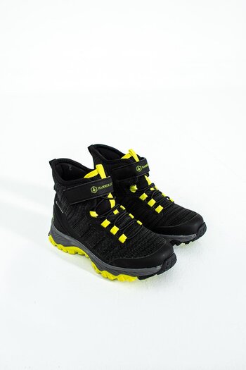 Hammer Jack Tega Waterproof Black Yellow Outdoor Boy Boots