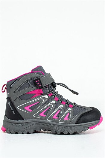 Hammer Jack Celos Waterproof Gray Fuchsia Outdoor Kids Boots
