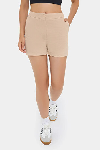 Hiccup Bermuda Shorts - Buttoned Design