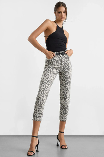 Hiccup Animal Printed Slim Fit Jeans