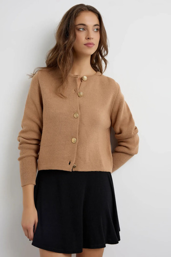 Hiccup Buttoned Knitted Cardigan