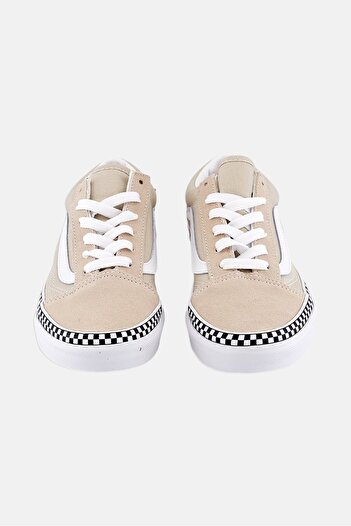 Vans Kids Boy Lace Up Sport Shoes, Light Taupe
