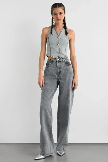 Hiccup High Waist Wide Leg Jeans