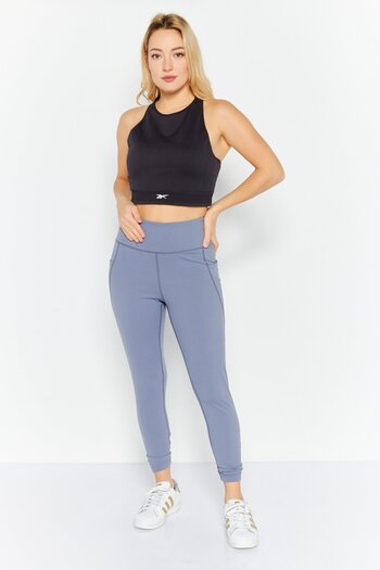 Reebok Women Sportswear Fit Sleeveless Padded Training Top, Black