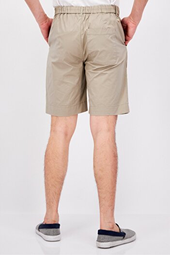 Sorbino Men Solid Basic Shorts, Beige