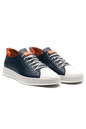 Kids Club Shoes James Franco 5580 Tommy - Чоловічі повсякденні шкіряні черевики СИНІЙ