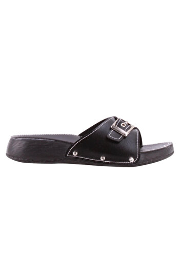 ELİS Black Women's Slippers - Model T1001