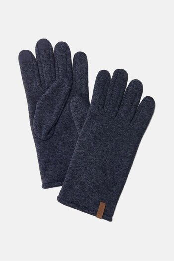 Tchibo Women Knitted Fleece Gloves, Navy