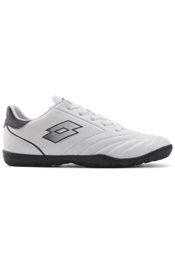 Lotto Defender Tf 4Fx Men's White-Black Astroturf Football Shoes
