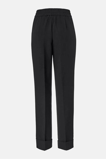 Tchibo Women Regular Fit Ankle Length Pants, Black