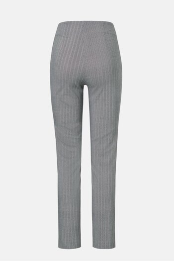 Tchibo Women Slim Fit Herringbone Pattern Skinny Pant, Black
