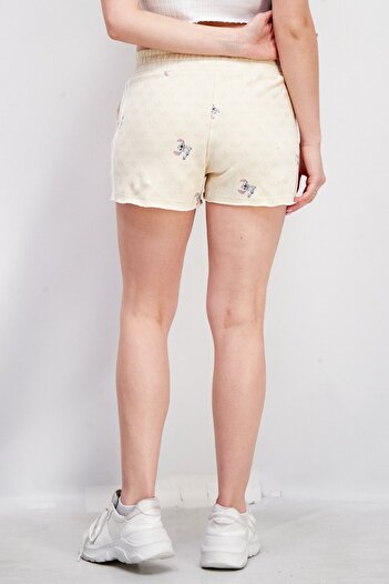 Adidas Originals Women Sportswear Training Shorts, Cream Combo