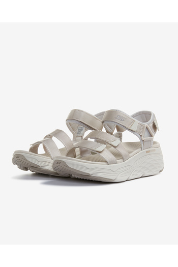 SKECHERS Max Cushioning - Lured Kadın Bej Sandalet 140218 Nat