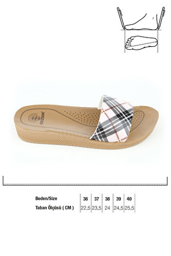 GEZER Women's Summer Pu Slippers