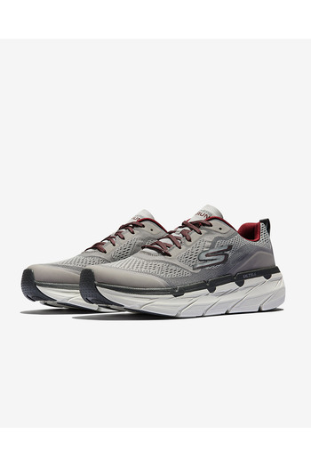 SKECHERS Max Cushioning Premier - Vantage Erkek Gri Koşu Ayakkabısı 54450 Gyrd