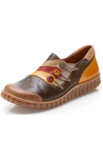 İNZE AYAKKABI Brown Leather Casual Shoes - Model Name - Sydney