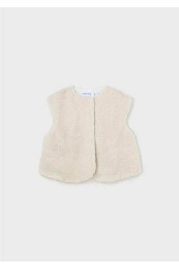 MAYORAL Baby Girl Fur Vest Set of 3 2766