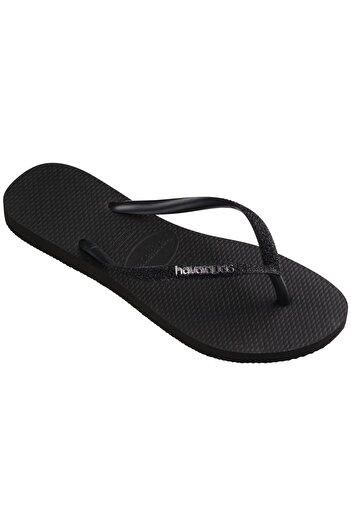 Havaianas Slim Glitter Blackblack Black Women's Slippers