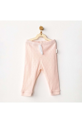 andywawa Ac24707 Jacquard Baby Pants Pink