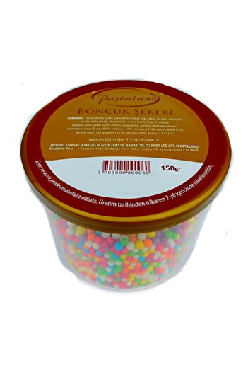 Pastaland Boncuk Şeker 150 gr (Karışık)