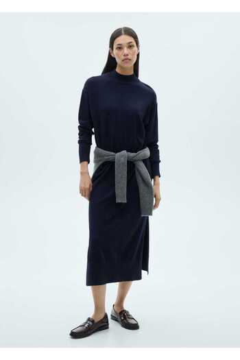 MANGO Woman Трикотажна сукня з круглою горловиною