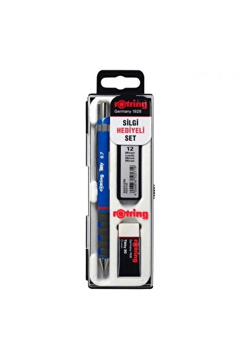 Rotring VERSATİL PENCIL SET 07 BLUE (PEN + ERASER + MIN) KK SET