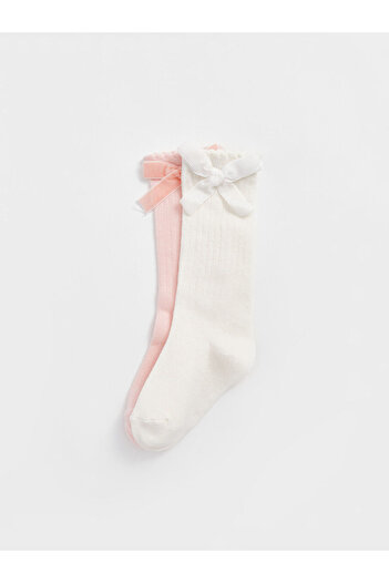 LC Waikiki Lcwk Basic Baby Girl Socks 2-Piece