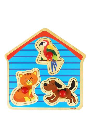 Rossie Wooden First Puzzle for Pets