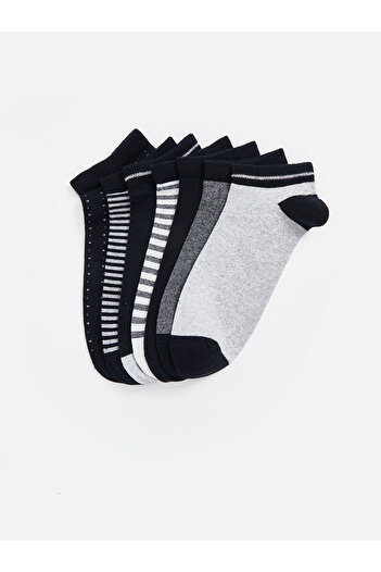 LC Waikiki Lcwk Striped Men's Booties Socks 7 Pack