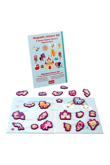 Rossie Wooden Magnet Unicorn Play Set (Magnetic Playground)