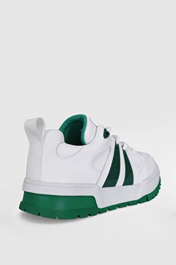 Lufian 111230252 Edgar Casual Erkek Deri Sneaker Ayakkabı YEŞİL