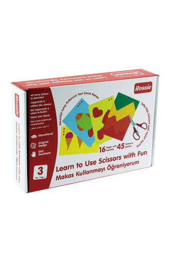 Rossie I'M Learning How to Use Scissors |   Montessori Cutting Set |   3+ Years Old
