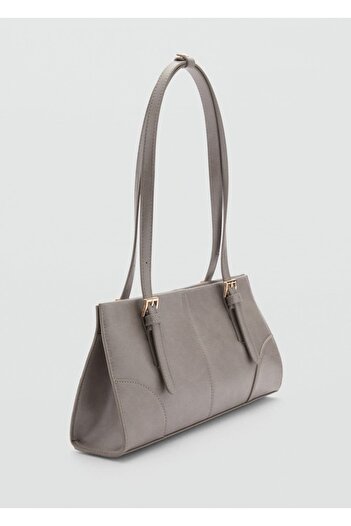 MANGO Woman Buckle Shoulder Bag