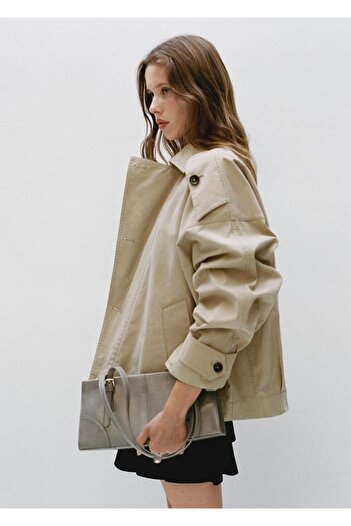 MANGO Woman Buckle Shoulder Bag
