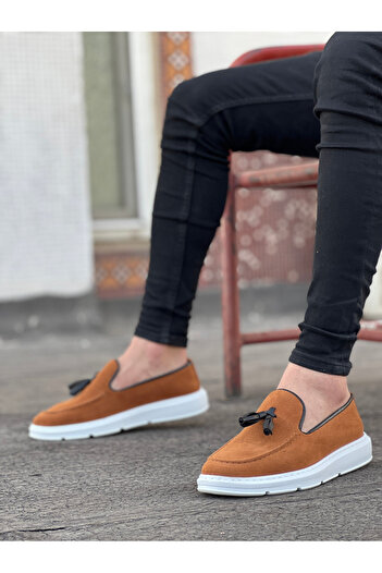BOA BA0005 Laceless High Sole Classic Tasseled Corcik Men's Shoes