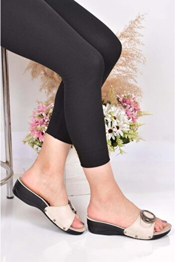 KOCAMANLAR Aryan 68-788 Gel Heel Spur Special Dr.Tavsiyeli Ορθοπεδικές Γυναικείες Παντόφλες ΜΠΕΖ