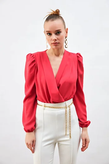 Sateen Double Breasted Padded Bodysuit