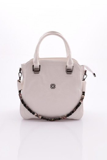 DGN White Women's Bag with Chain 7353437