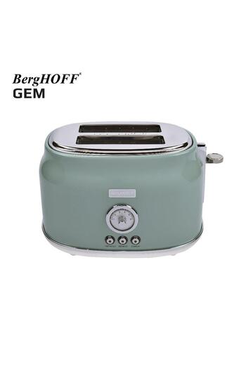 Berghoff Green Mint Gem Retro - Two Slice Toaster