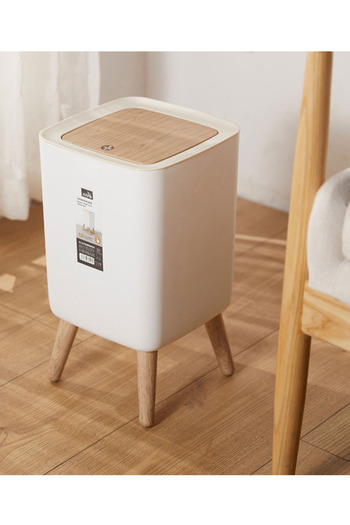 MIBRU Trash can 10L wooden legs H-1548