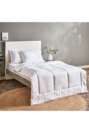 Home Box Cambridge Satin 3-Piece Twin Comforter Set - 160x220 cm