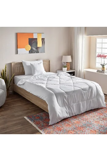 Home Box Andorra 4-Piece Twin Microfiber Comforter Set - 160x220 cm