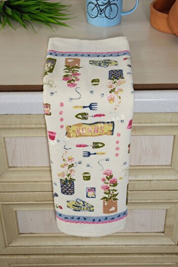 Meslina Home Рушник з принтом | 30x50 см Кухонний рушник | Рушник для витирання | Рушник для рук