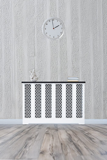BAGAX Ahşap Petek Kaplama Dresuariç Ölçü 116 Cm Dış Ölçü 120 Cm, Kalorifer Kapama